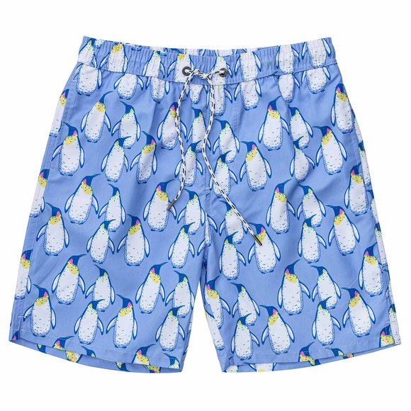 Mens Penguin Patrol Volley Boardies - Picture 1 of 4
